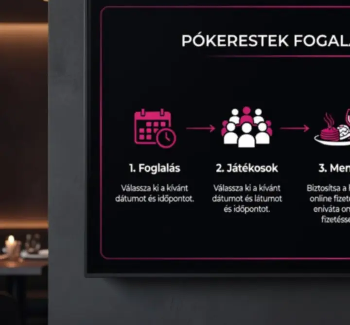 Foglalás lépésről lépésre infografika magyar nyelven