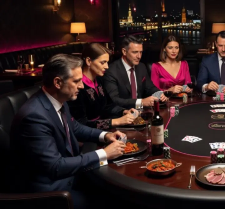 Privát poker rendezvény elegáns magyarországi étteremben